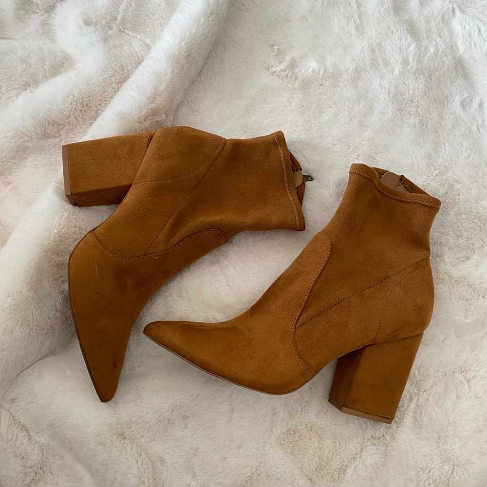 Chestnut Ankle Booties